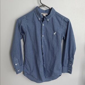 The Beaufort Bonnet Company Blue Gingham Button-Down Shirt